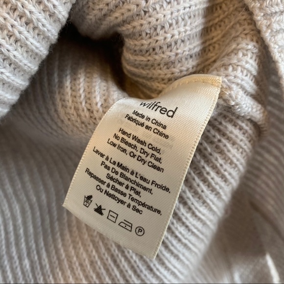 Wilfred Sleeveless Wool Turtleneck - Size Small - Picture 5 of 6